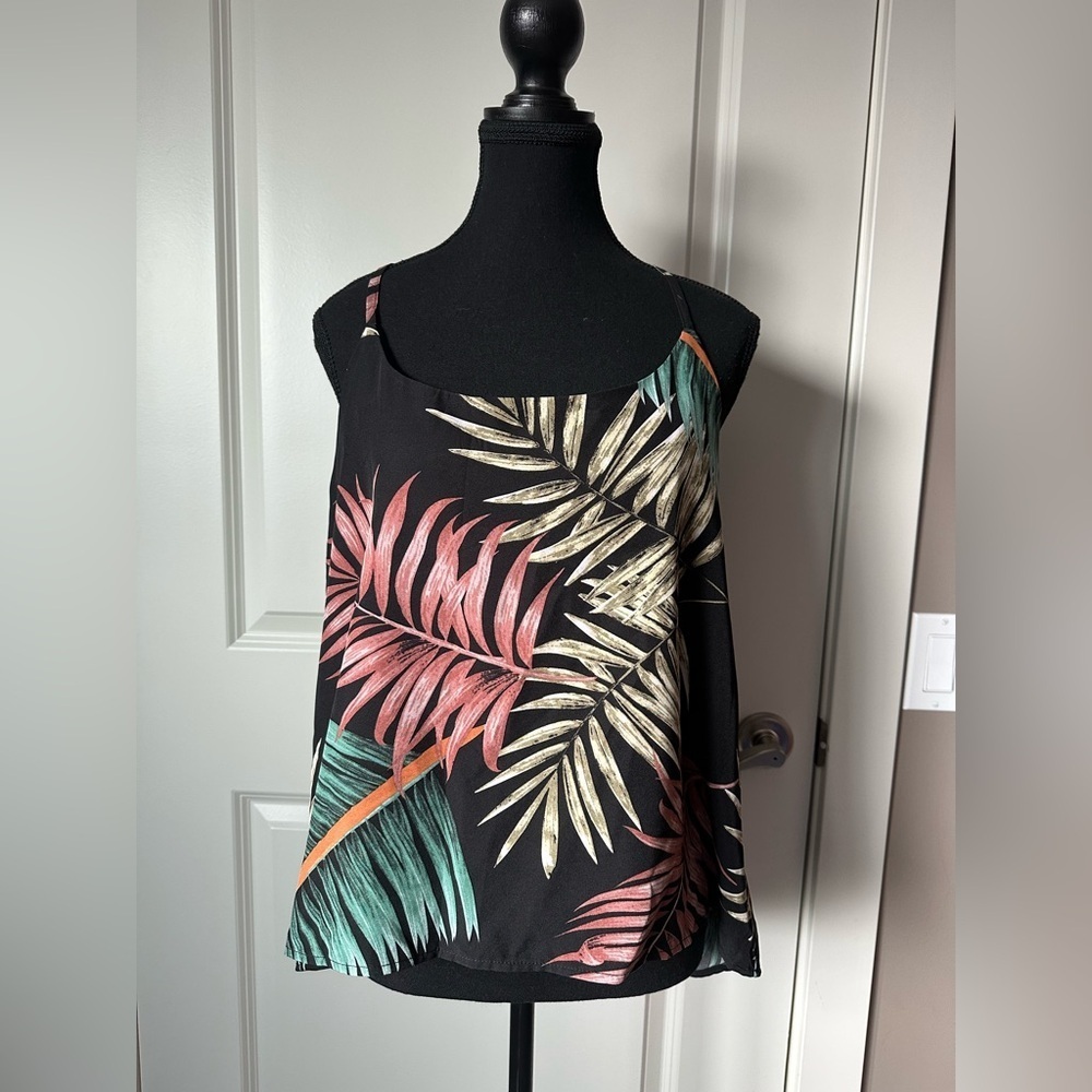 Tropical Print Women's Top size xxl
